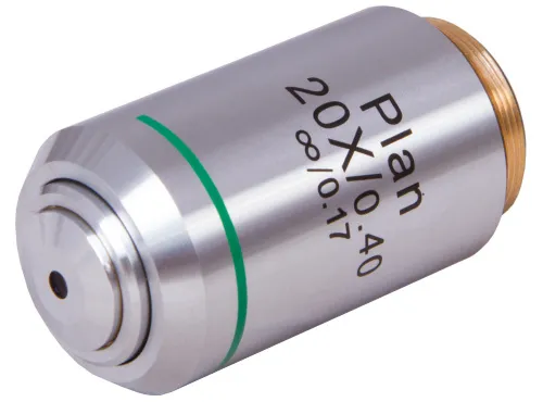 Объектив планахроматический Levenhuk MED 20x/0,40,  3