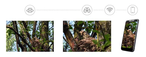 Фотомонокуляр цифровой Levenhuk Kelvin Snap 8x25,  5