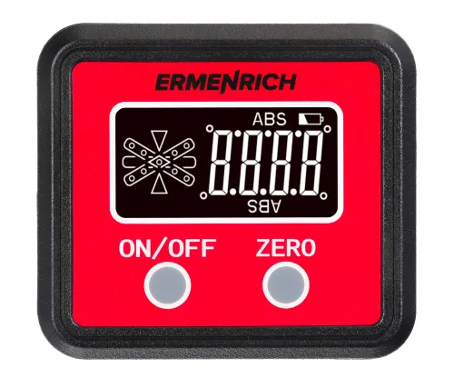 Цифровой уровень Ermenrich Verk LQ20, красный/черный,  3