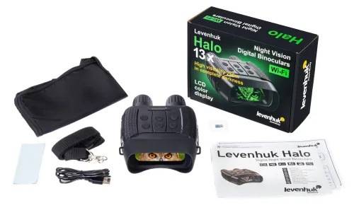 Бинокль цифровой ночного видения Levenhuk Halo 13X Wi-Fi,  2