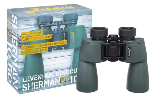 Бинокль Levenhuk Sherman PRO 10x50,  12