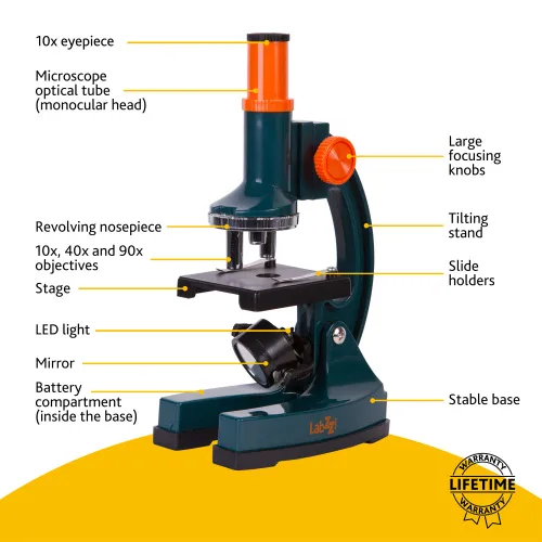 Микроскоп Levenhuk LabZZ M2,  12