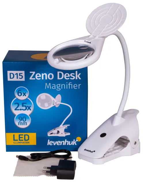 Лупа настольная Levenhuk Zeno Desk D15,  2