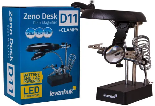 Лупа настольная Levenhuk Zeno Desk D11,  3
