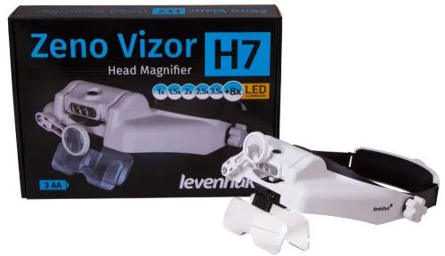Лупа налобная Levenhuk Zeno Vizor H7,  10