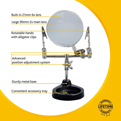 Лупа штативная Levenhuk Zeno Refit ZF13,  6