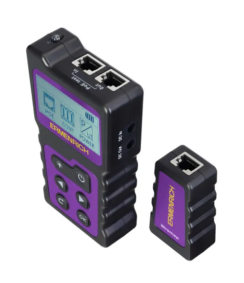 Кабельный PoE-тестер Ermenrich NetGeeks NP25,  7