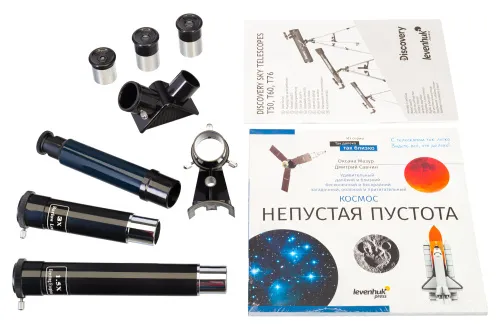 Телескоп Levenhuk Discovery Sky T60 с книгой,  3