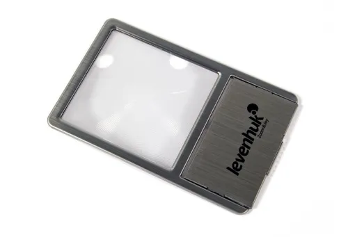 Линза Френеля Levenhuk Zeno 90, 2,5x, 48x45 мм, 1 LED, металл,  6