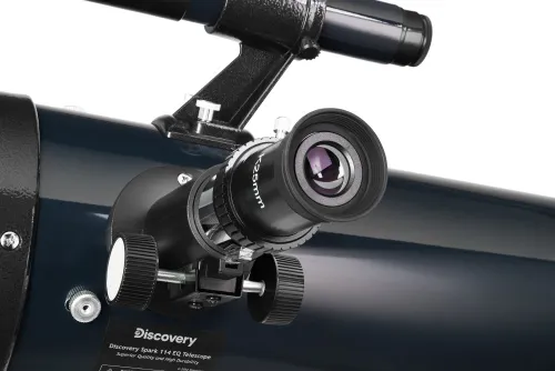 Телескоп Levenhuk Discovery Spark 114 EQ с книгой,  10