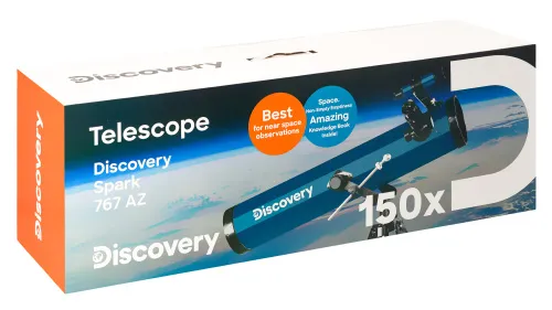 Телескоп Levenhuk Discovery Spark 767 AZ с книгой,  15