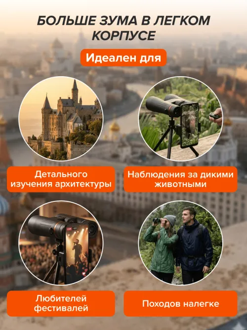 Фотобинокль Levenhuk Kelvin Snap 10x42,  26