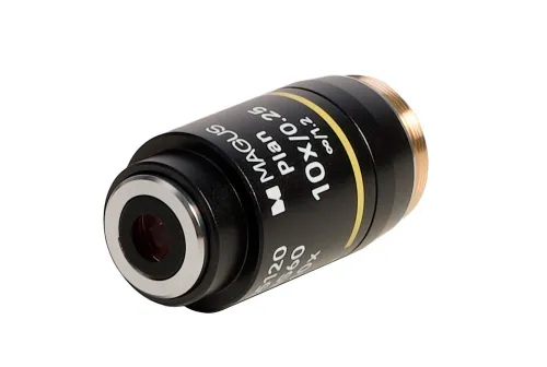 Объектив MAGUS 10PL60V Plan 10х/0,25 ∞/1,2 H60 мм,  3
