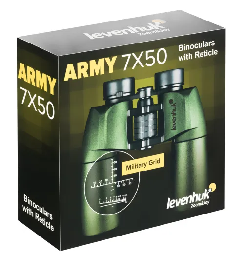 Бинокль Levenhuk Army 7x50 с сеткой,  14