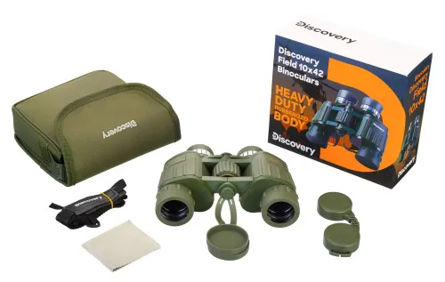 Бинокль Levenhuk Discovery Field 10x42,  4