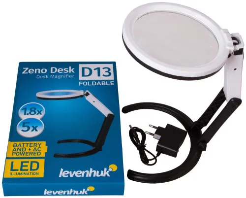 Лупа настольная Levenhuk Zeno Desk D13,  3
