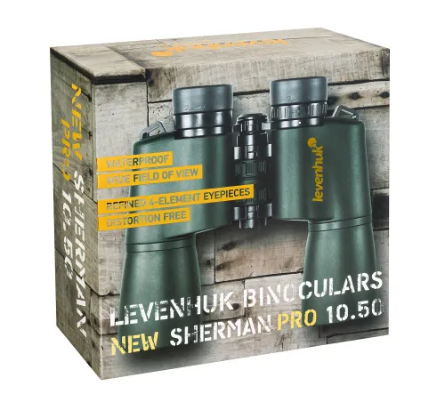 Бинокль Levenhuk New Sherman PRO 10x50,  13