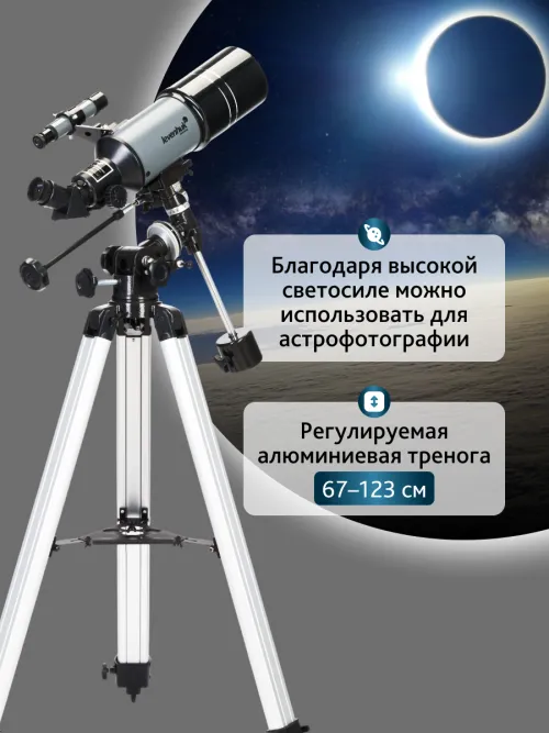 Телескоп Levenhuk Blitz 80s PLUS,  15