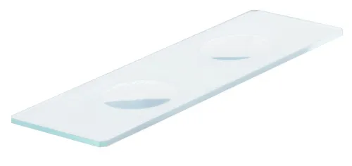 Стекла предметные с двумя лунками Levenhuk G50 2H, 50 шт.,  6