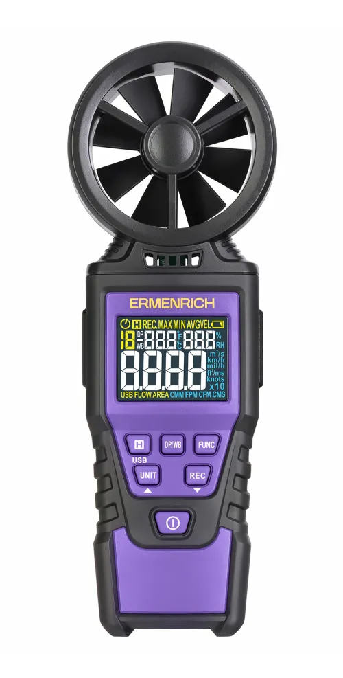 Цифровой анемометр Ermenrich Seek DN30,  3
