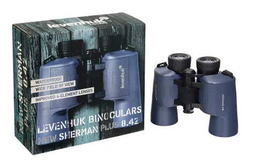 Бинокль Levenhuk New Sherman PLUS 8x42,  5
