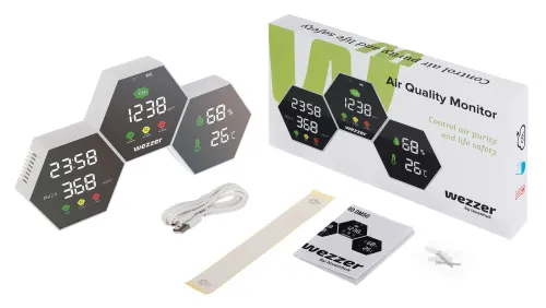 Монитор качества воздуха Levenhuk Wezzer Air PRO DM50,  2