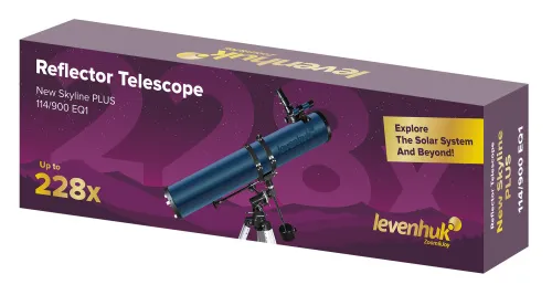 Телескоп Levenhuk New Skyline PLUS 114/900 EQ1,  2