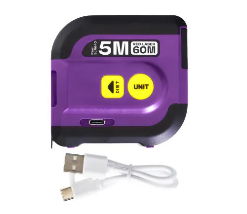 Рулетка с лазерным дальномером Ermenrich Reel SLR640,  6