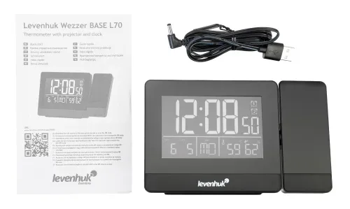 Часы-термометр Levenhuk Wezzer BASE L70 с проектором,  3