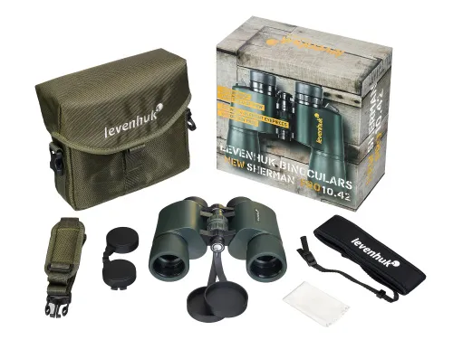 Бинокль Levenhuk New Sherman PRO 10x42,  4