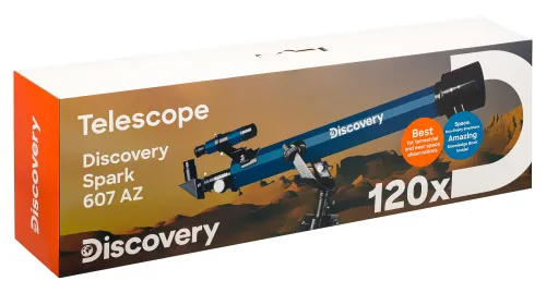 Телескоп Levenhuk Discovery Spark 607 AZ с книгой,  15