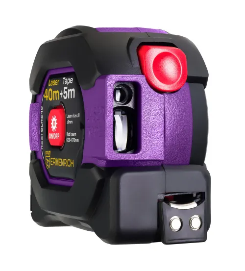 Рулетка с лазерным дальномером Ermenrich Reel SLR540,  6