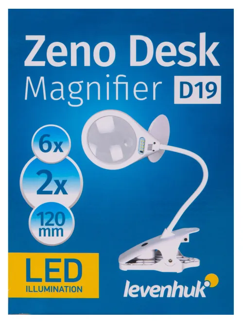 Лупа настольная Levenhuk Zeno Desk D19,  12