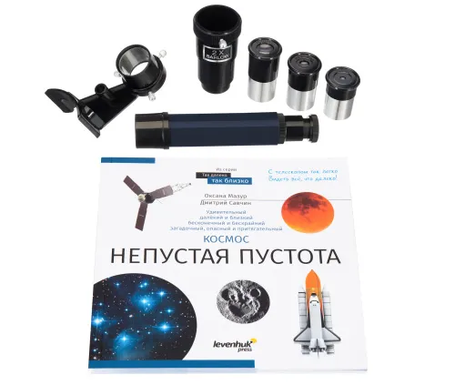 Телескоп Levenhuk Discovery Spark 769 EQ с книгой,  3