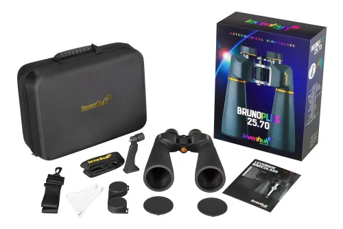 Набор: бинокль Levenhuk Bruno PLUS 25x70 со штативом,  2