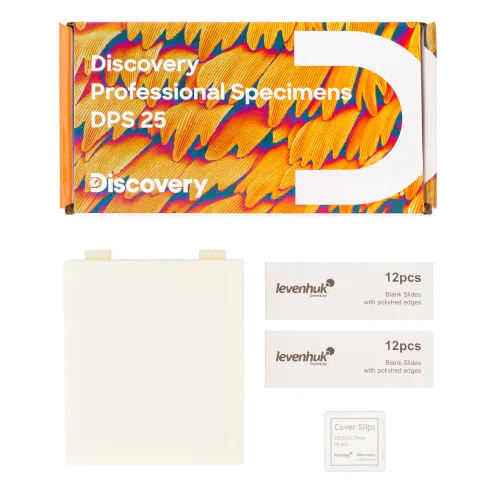 Набор микропрепаратов Levenhuk Discovery Prof DPS 25. «Биология, Птицы и др.»,  4