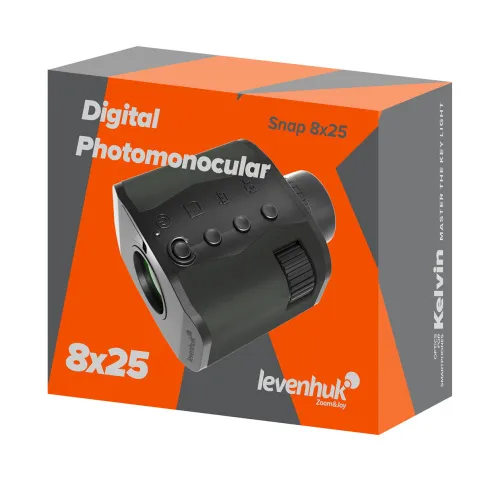 Фотомонокуляр цифровой Levenhuk Kelvin Snap 8x25,  3