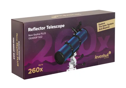 Телескоп Levenhuk New Skyline PLUS 130/650P SQ2,  14