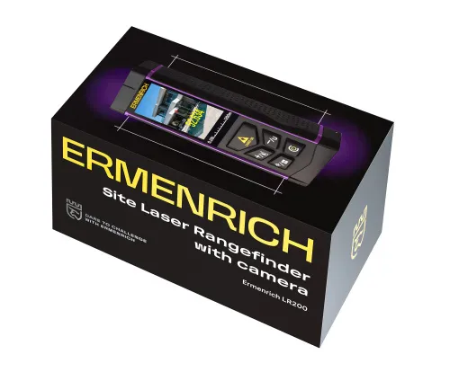 Лазерная рулетка Ermenrich PRO LR200, с камерой,  8