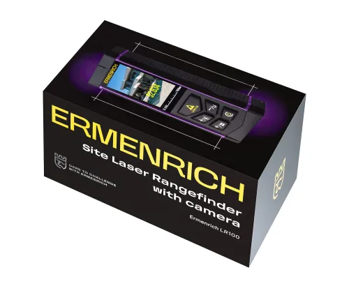 Лазерная рулетка Ermenrich PRO LR100, с камерой,  8