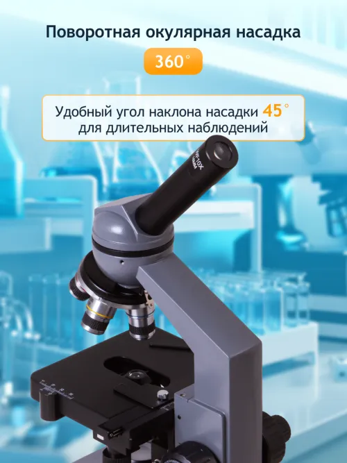 Микроскоп Levenhuk 320 BASE, монокулярный,  25