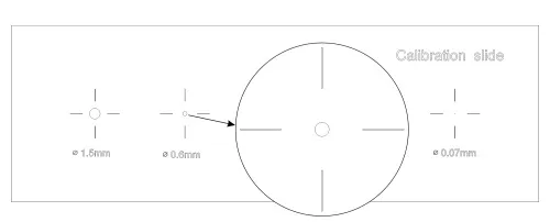 Слайд калибровочный MAGUS CS5 (XY0,01/0,07/0,15/0,6/1,5),  5