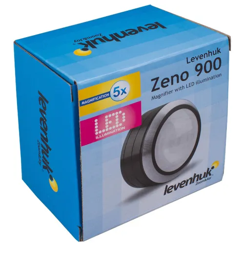 Лупа Levenhuk Zeno 900, 5x, 75 мм, 3 LED, металл,  9