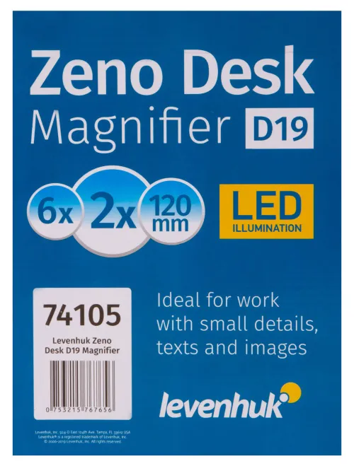 Лупа настольная Levenhuk Zeno Desk D19,  13