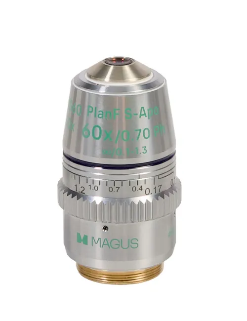 Фазово-контрастное устройство MAGUS SPH360 с набором объективов План ПолуАпохромат Plan S-Apo Ph 4х/10х/20х/40х/60х H60 мм,  12