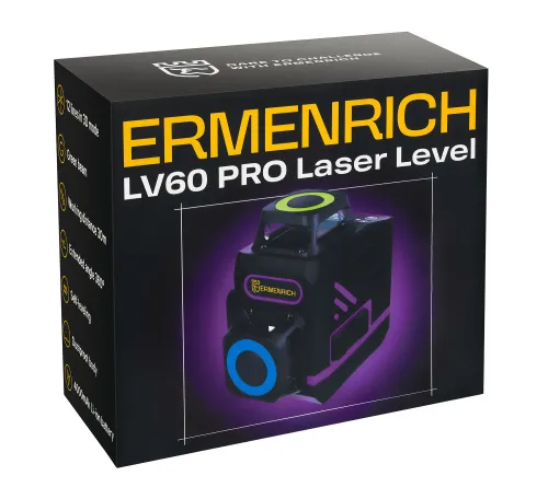 Лазерный уровень Ermenrich PRO LV60,  10