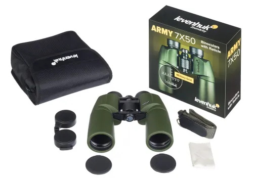 Бинокль Levenhuk Army 7x50 с сеткой,  5