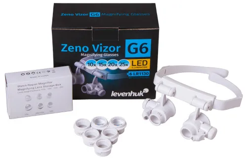 Лупа-очки Levenhuk Zeno Vizor G6,  2