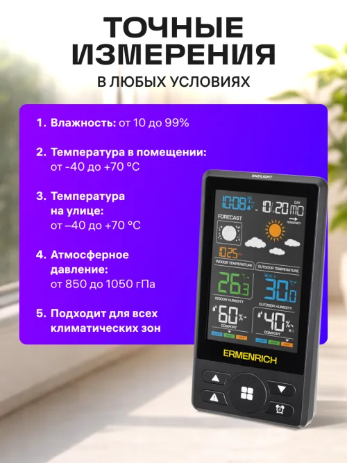 Метеостанция Ermenrich Report WR50,  18