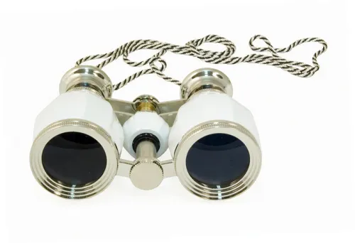 Бинокль Levenhuk Broadway 430A с цепочкой, белый,  3